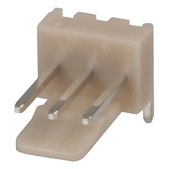 JAYCAR 3 Pin 90° Locking PCB Header – 2.54mm Pitch, Single Row, Right-Angle Mount