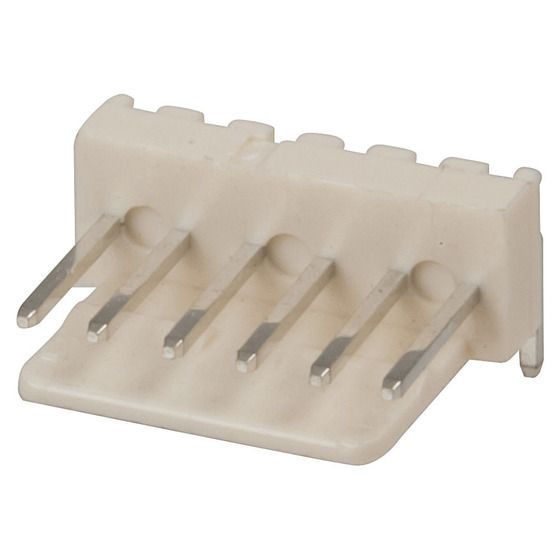 JAYCAR 6 Pin 90° Locking PCB Header – 2.54mm Pitch, Single Row, Right-Angle Mount