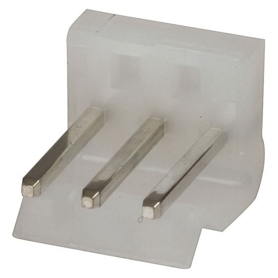 3 Pin Straight Locking Header with Crimp Pins – 0.156in / 3.96mm Pitch | Jaycar HM3443