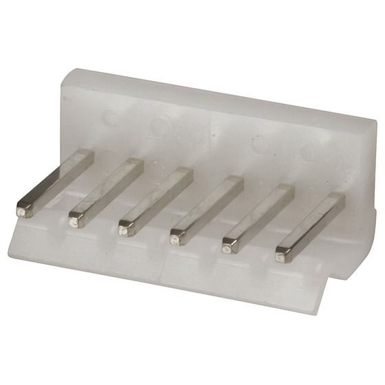 Jaycar 6-Pin 0.156" Straight Locking Header with Crimp Pins – 3.96mm Pitch