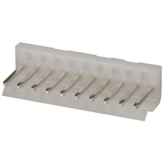10 PIN 0.156IN STRAIGHT LOCKING HEADER WITH CRIMP PINS - 3.96MM PITCH