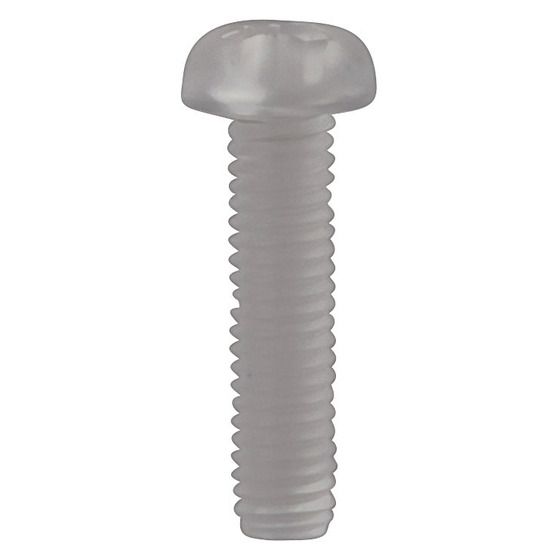 M3 x 12mm White Nylon Screws – Pack of 10 | Jaycar