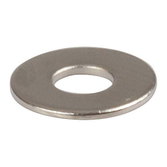 3MM FLAT STEEL WASHERS - PACK OF 25