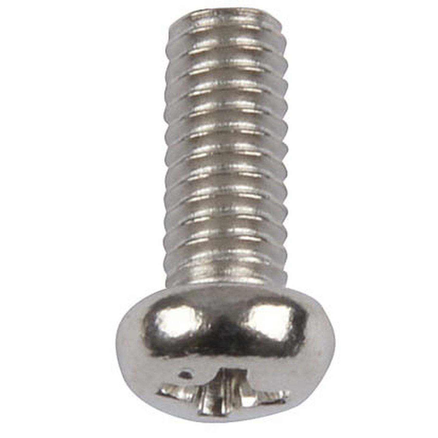 10mm x M4 Round Phillips Head Steel Screws - Pack of 25