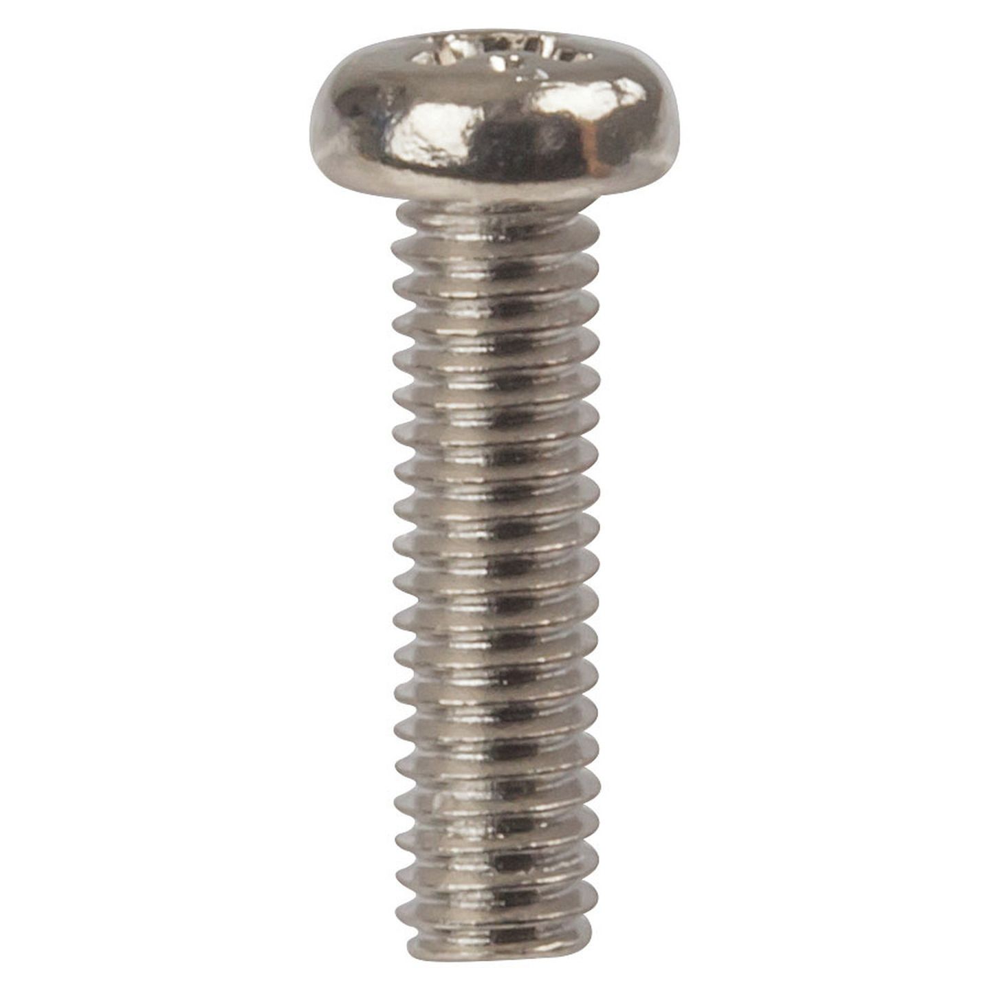 15mm x M4 Round Phillips Head Steel Screws - Pack of 25