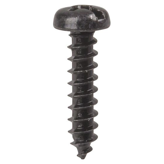 No.6 x 15mm Countersunk Wood Screws – Black Finish, Pack of 20 (Jaycar)