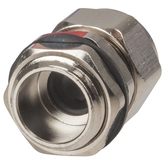 IP68 Nickel Plated Brass Cable Gland 4–8 mm | Pack of 2 | Jaycar