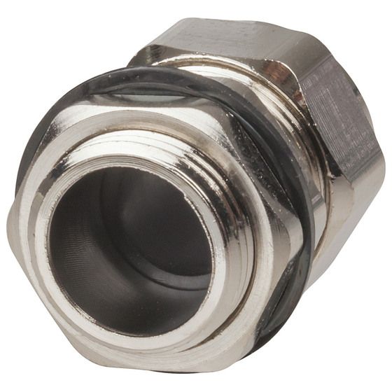 IP68 Nickel Plated Brass Cable Gland 6–12 mm | Pack of 2 | Jaycar