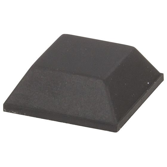 Jaycar Large Stick-On Rubber Feet – 20 x 20 mm, 8 mm Height – Pack of 4