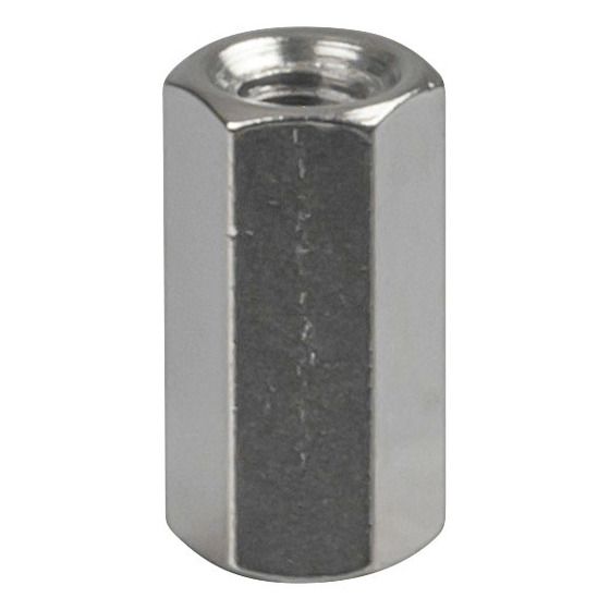 M3 x 10mm Tapped Metal Spacers – Nickel Plated Brass – Pack of 8
