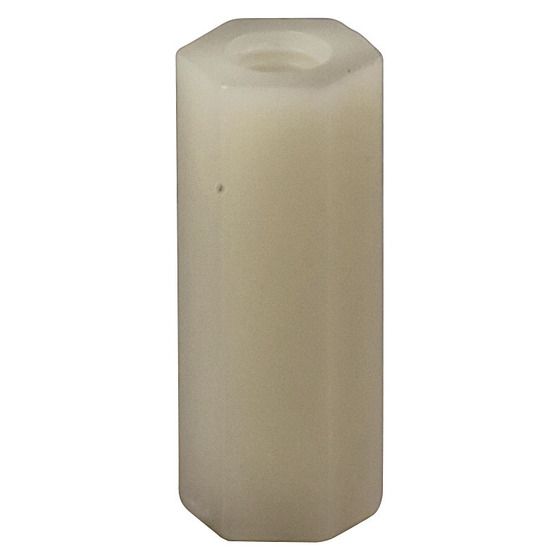 M3 x 15mm Tapped Nylon Spacers – Pack of 25 | JAYCAR