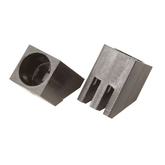 Jaycar LED Bezel 5mm Right Angle – Black Plastic Mounting Clips, Pack of 100
