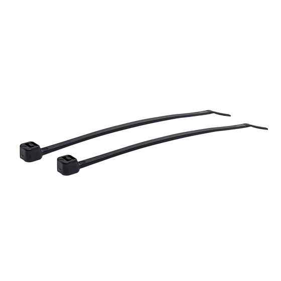 Jaycar 100mm Black Nylon Cable Ties – Pack of 20 | UV Resistant