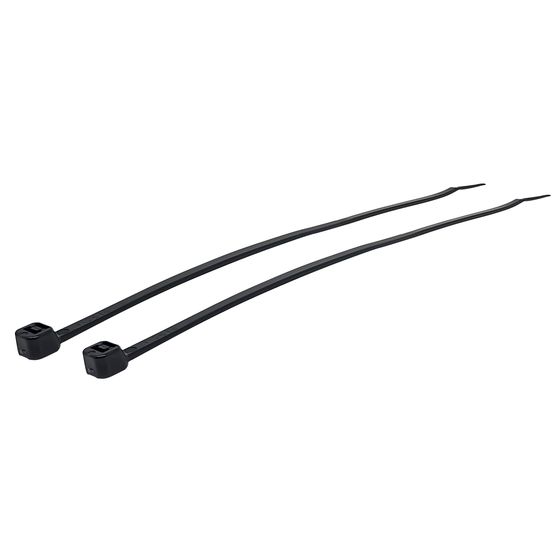 Jaycar 200mm Black Nylon Cable Ties – Pack of 15 | UV Resistant