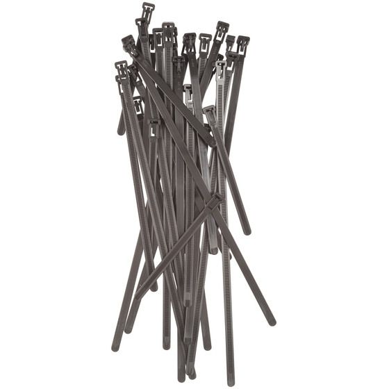 Releasable Cable Ties – Pack of 30 (125mm, 200mm, 300mm) | JAYCAR