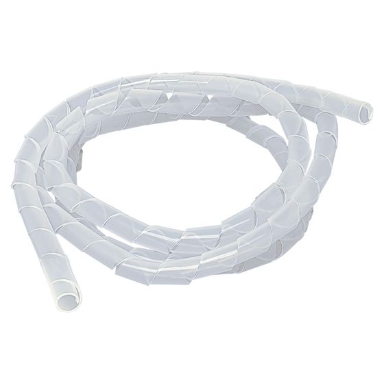 12mm Clear Spiral Cable Binding – 1.5m | JAYCAR