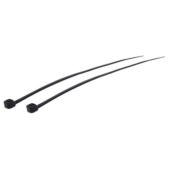 Jaycar Cable Tie 300mm x 4.8mm – Black Nylon, UV Resistant | Pack of 15