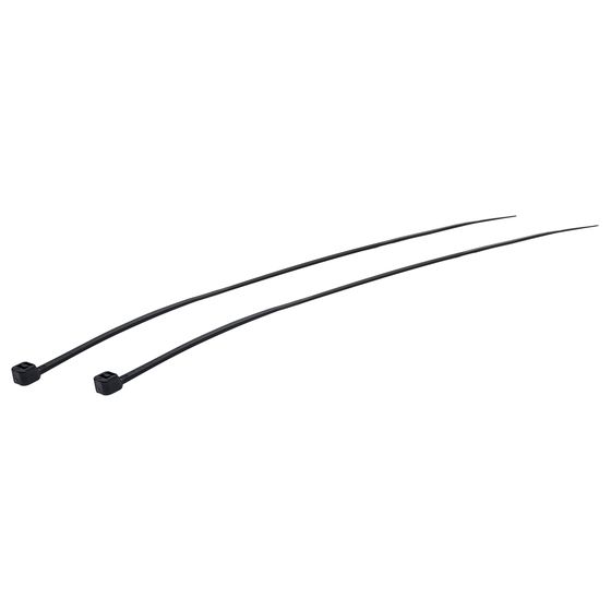 Jaycar Cable Ties 500mm x 4.8mm – Pack of 15 | UV Resistant Black Nylon