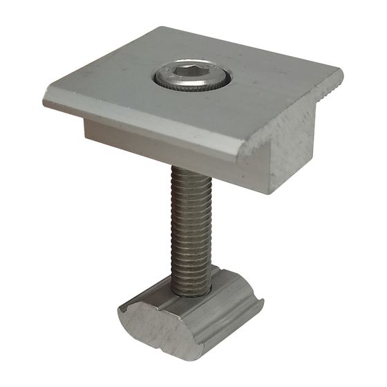 Solar Panel Rail Mid Clamp 35mm – Jaycar