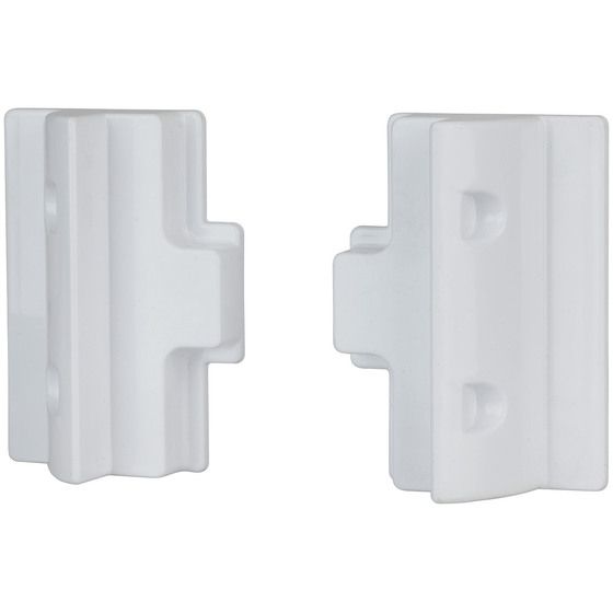 Jaycar White ABS Solar Panel Side Mounting Brackets – Pair