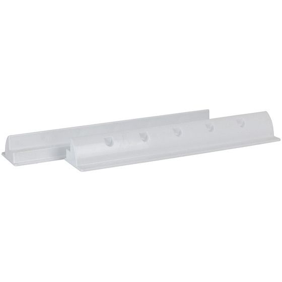 Jaycar White ABS Solar Panel Spoiler Mounting Brackets – Pair