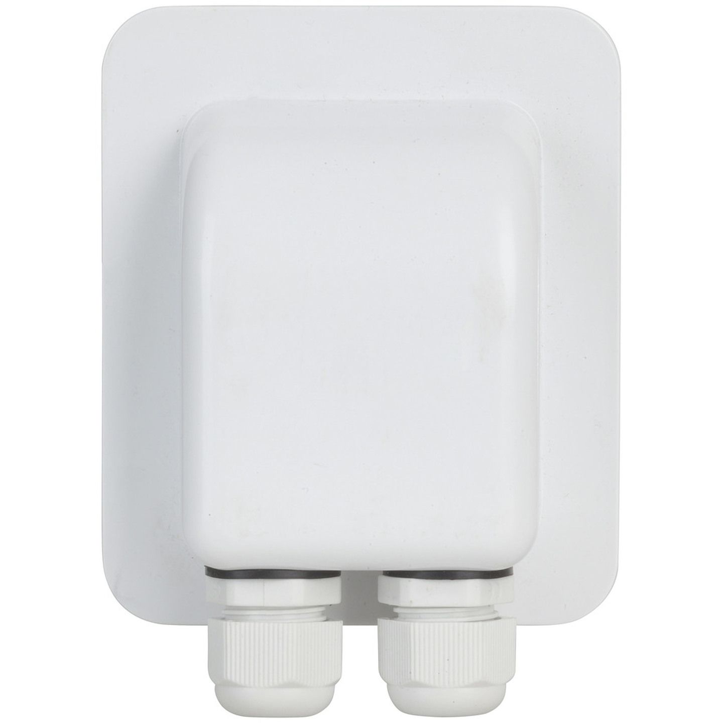 White ABS Solar Cable Entry Point