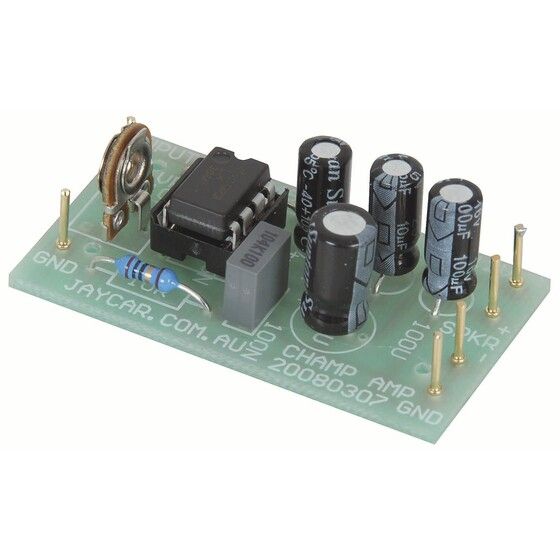 Jaycar The Champ 0.5W Audio Amplifier Kit (LM386) – 4–12VDC