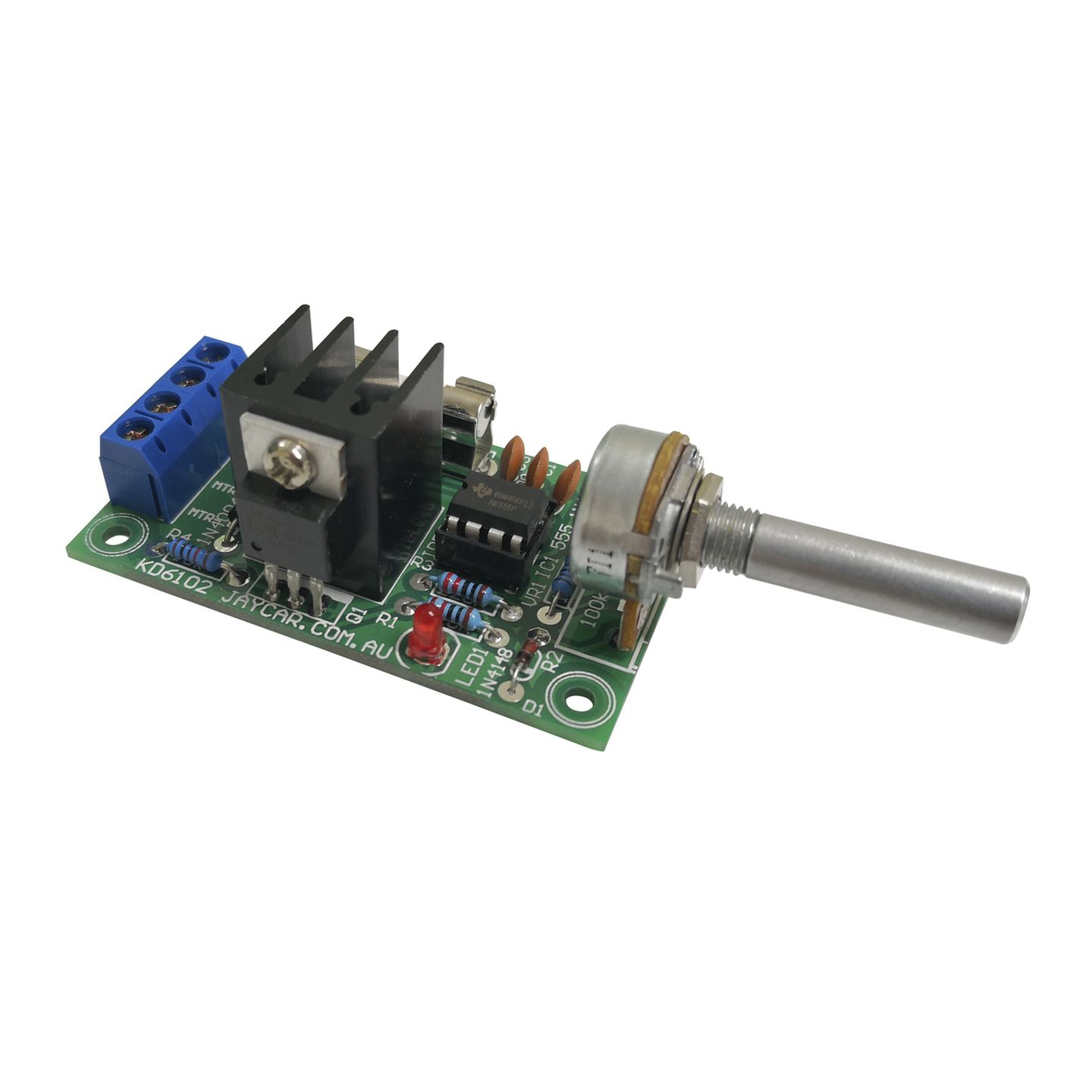 5A 12VDC PWM Motor Speed Controller Kit