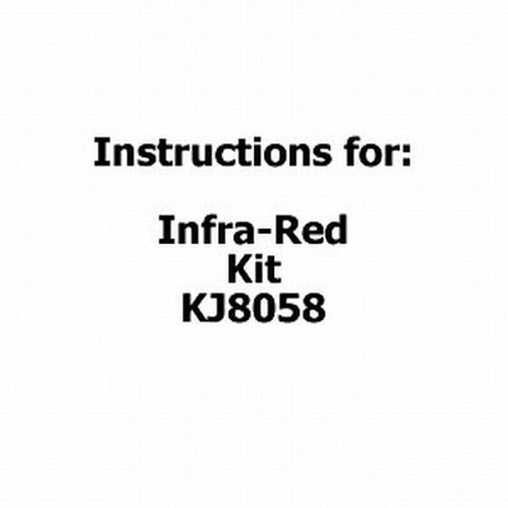 Jaycar Short Circuits Three – Infrared Remote Kit (KJ8058) Replacement Instructions