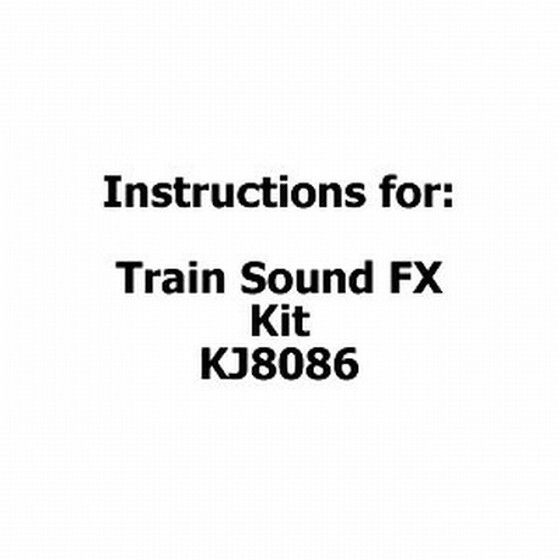 Jaycar Short Circuits Three Project 19 – Train Sound FX Kit Instructions (KJ8086)