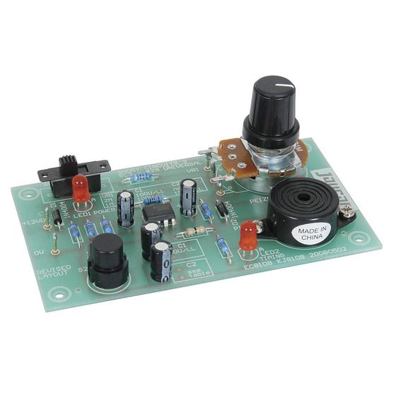 Jaycar Short Circuits Three – Universal Timer Kit (1s to 3.5min, LED + Buzzer)