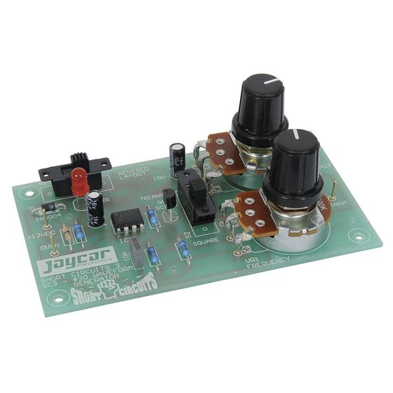 Jaycar Short Circuits Three – Waveform Generator Kit (100Hz–20kHz, Square & Triangular)