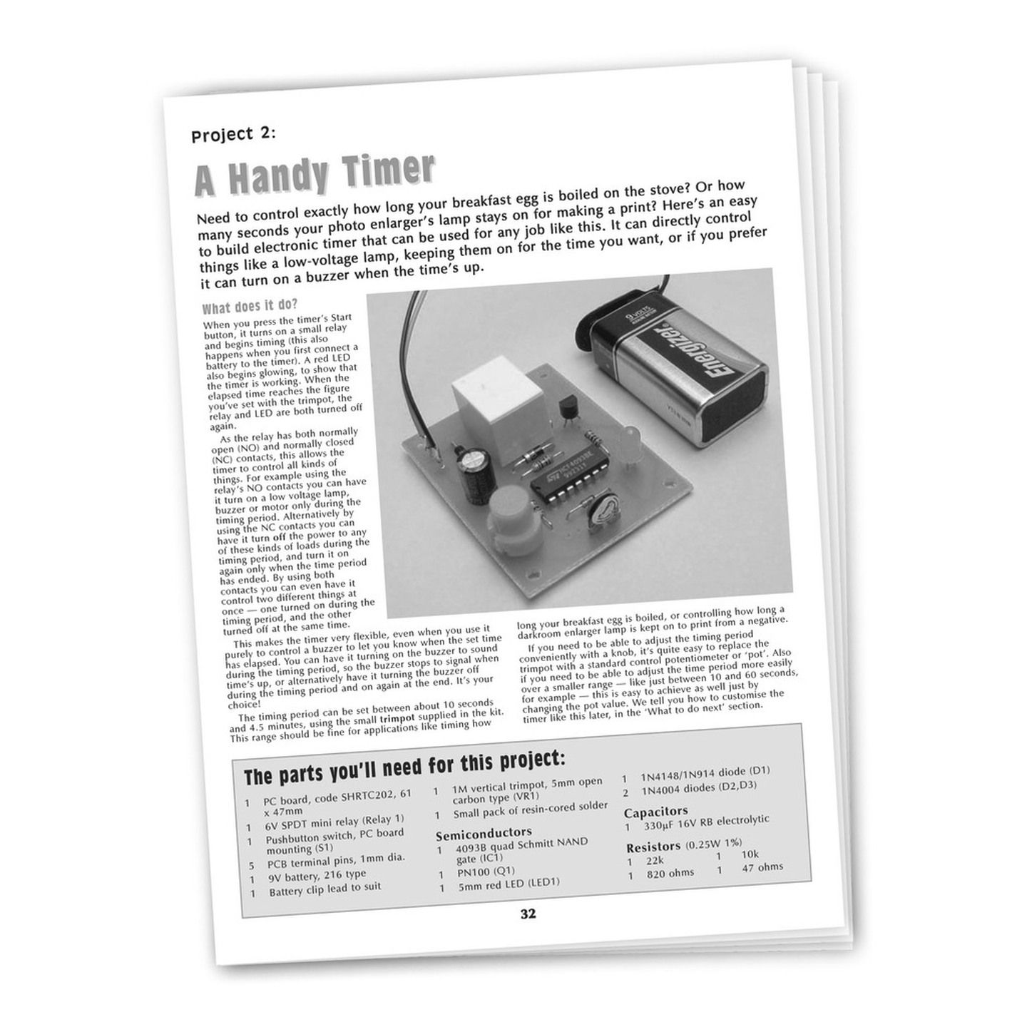 Instructions to suit SC2 Project - KJ8202 Countdown Timer