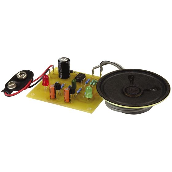 Short Circuits Two Project Kit – Hee-Haw Siren with Flashing LED (9V)