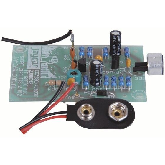 Simple FM Bug – Portable FM Microphone Kit | Short Circuits Vol II Project