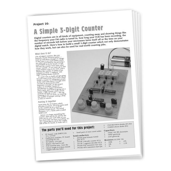 Event Counter 0–999 (KJ8234) – Standalone Instructions | Short Circuits Vol II