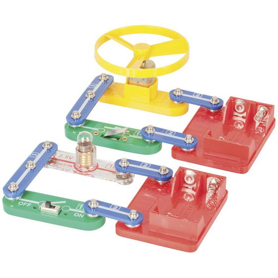 Jaycar 14-in-1 Snap-On Electronic Project Kit – Circuits, Motors & Switches (No Soldering)