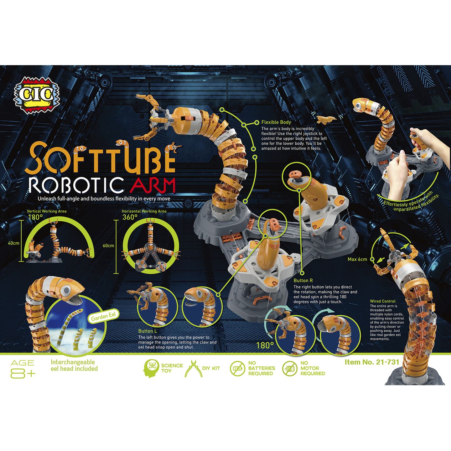 CIC DIY Softtube Robotic Arm Kit