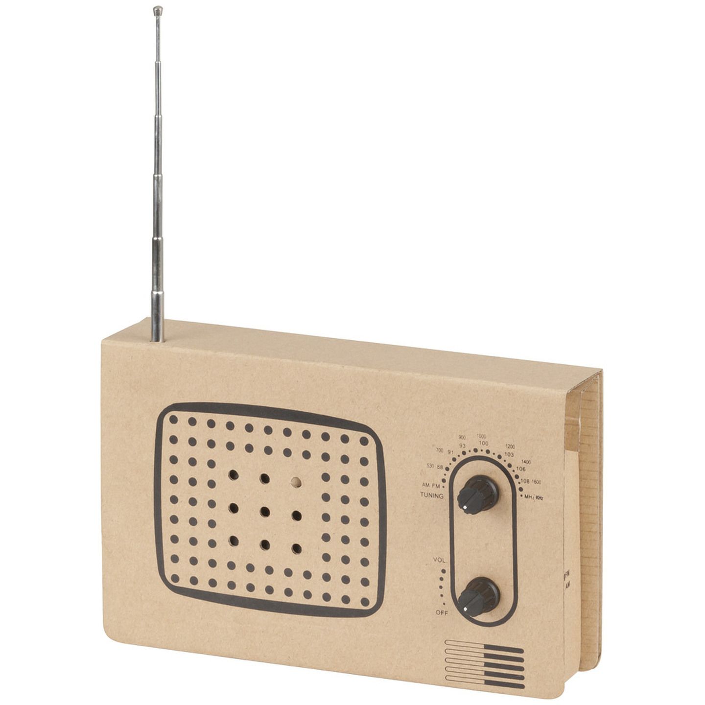 Cardboard Radio Construction Kit