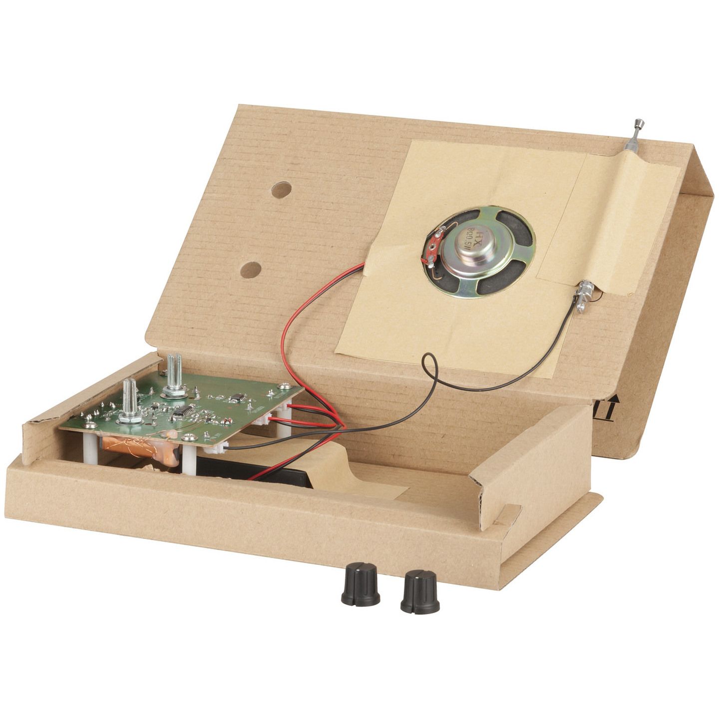 Cardboard Radio Construction Kit