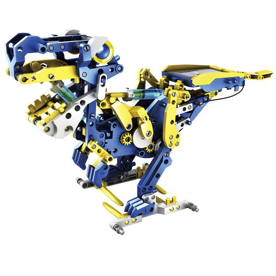 JAYCAR 12-in-1 Solar Hydraulic Robot Kit – 230 Pieces, 12 Buildable Models