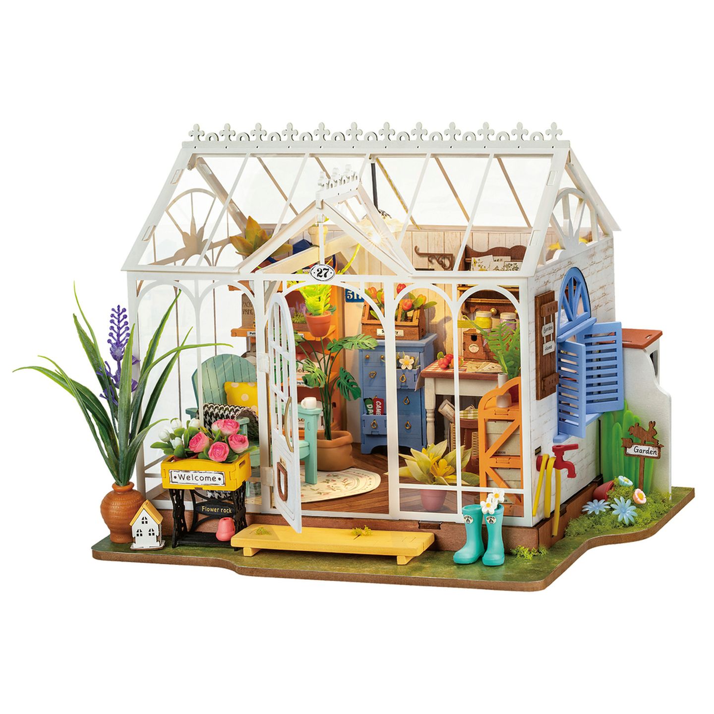 ROKR Dreamy Garden House DIY Miniature House Kit