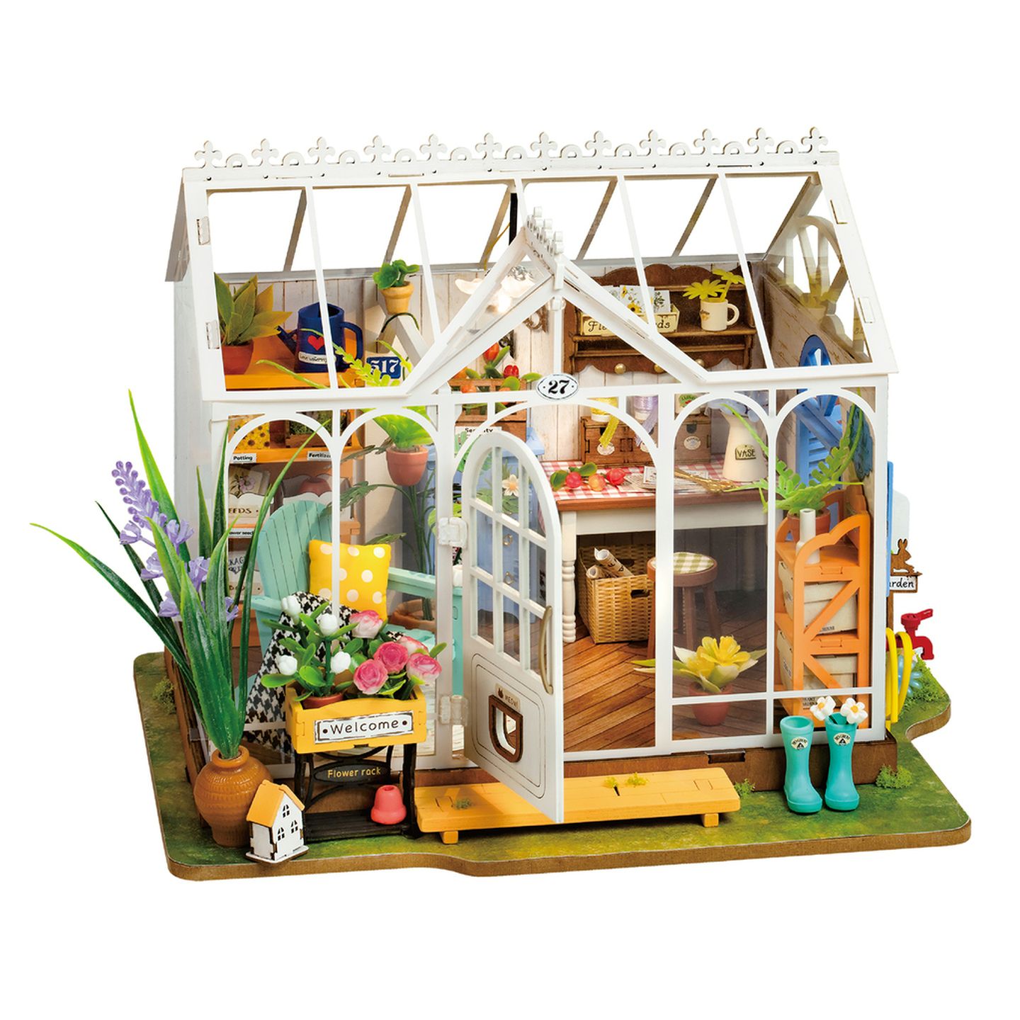 ROKR Dreamy Garden House DIY Miniature House Kit