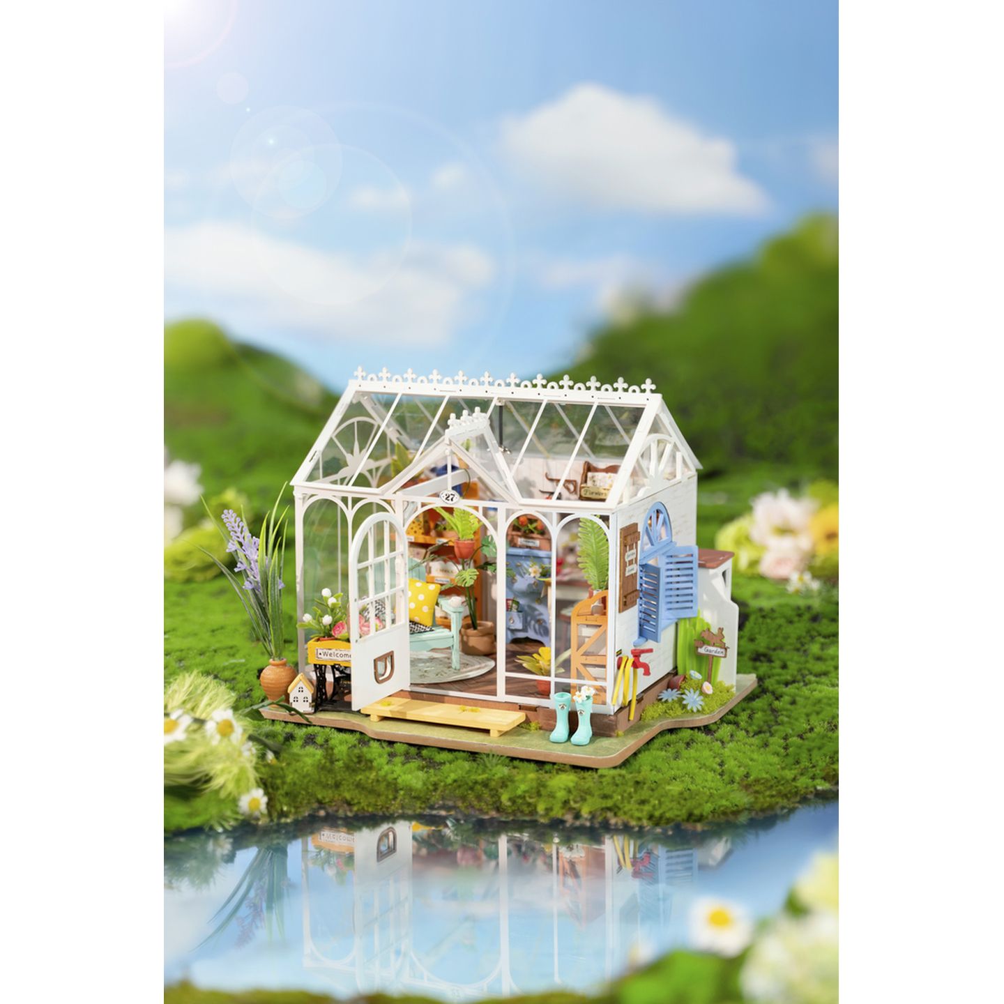 ROKR Dreamy Garden House DIY Miniature House Kit