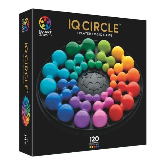 SmartGames IQ Deluxe: Circle – 120-Challenge Ball Puzzle for Adults