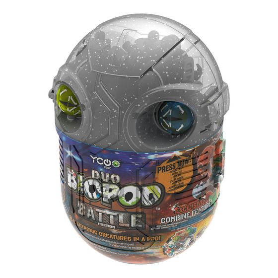 BIOPOD Battle Duo Pack – 8 PCS CDU | Interactive Battling & Assembling Game (Series 3)