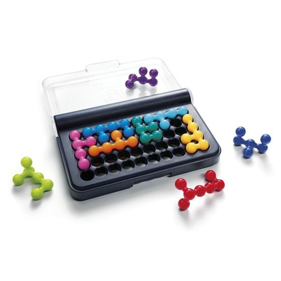 Smart Games IQ Fit Puzzle – 12 Pieces | 3D-to-2D Spatial Thinking Challenge Board