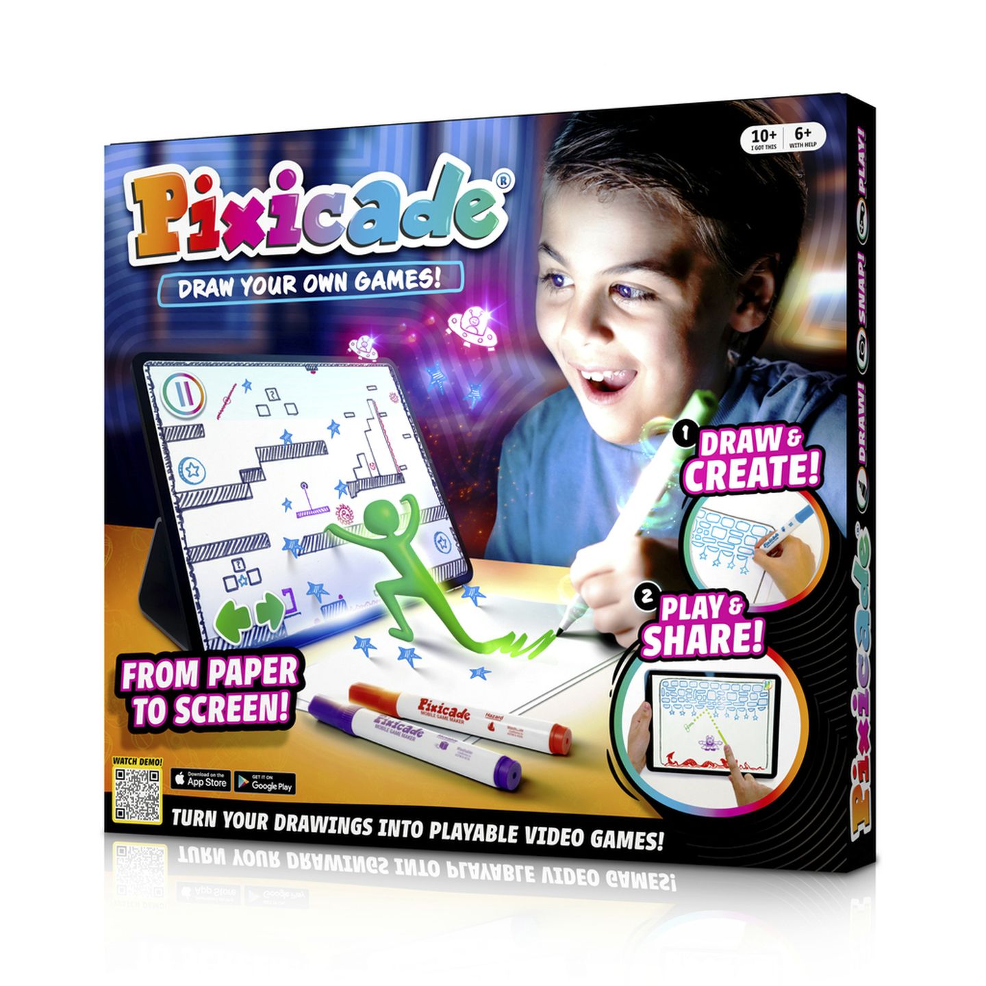 Pixicade - Draw Your Own Video Games Set