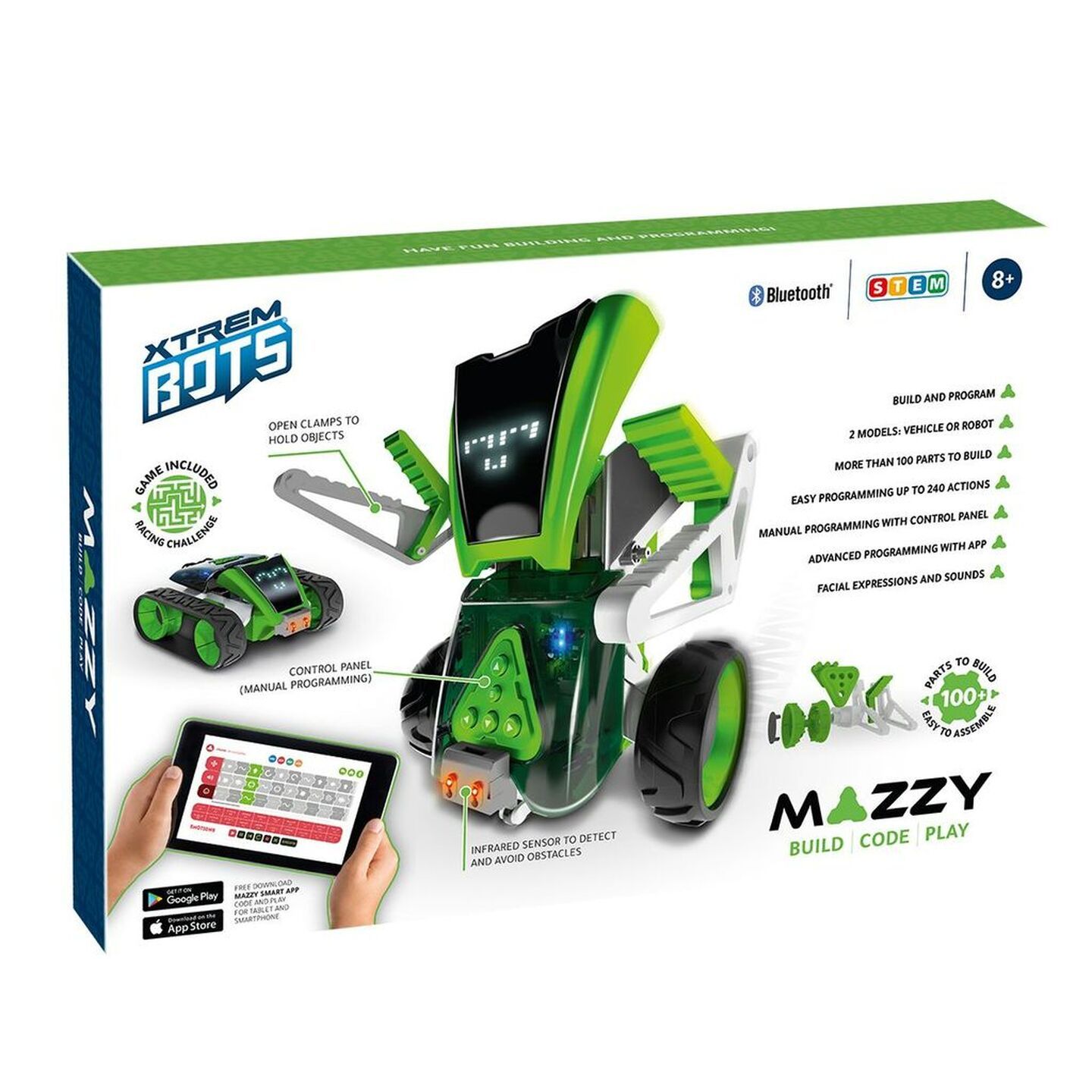 Mazzy Xtreme Bots Kit with Bluetooth Technology