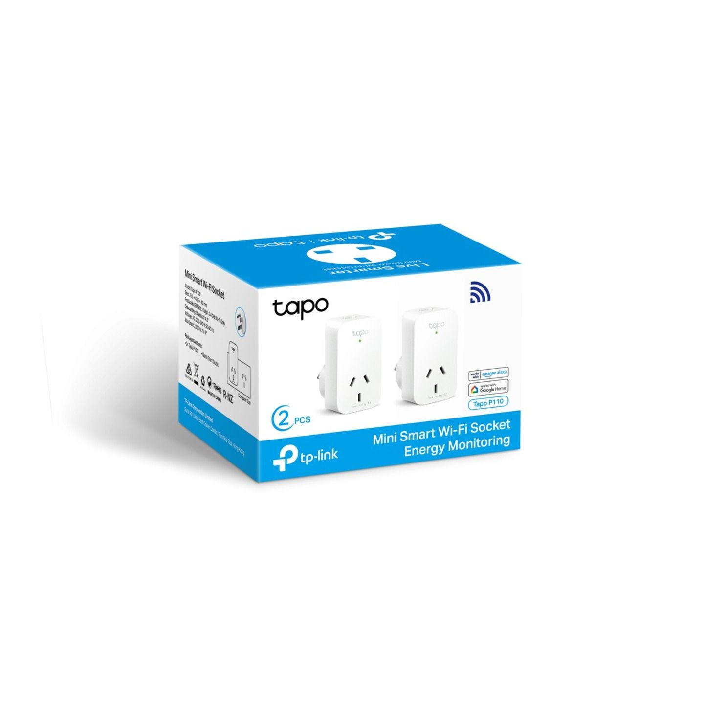 TP-LINK P110 Smart Plug WIFI 2 Pack